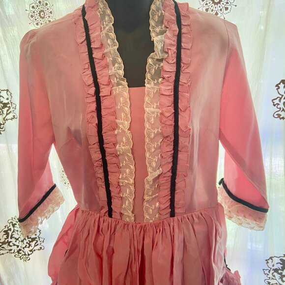 Vintage Bridgerton Marie Antoinette Style Ex Theater Costume Handmade Cosplay - Picture 4 of 16